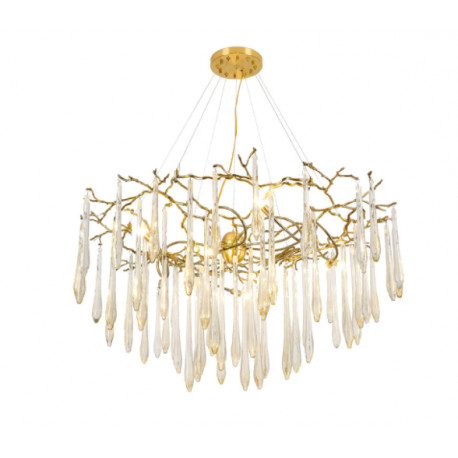 Chandelier rond en forme de larme John-Richard