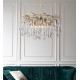 Chandelier rond en forme de larme John-Richard