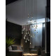 Suspension LED Rain Multi-light Large