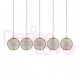 Suspension LED Horo 5 lampes