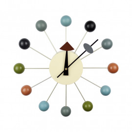 Nelson ball clock multi-colored