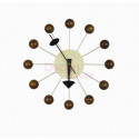 Nelson ball clock Walnut
