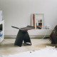 Tabouret design style Butterfly Sori Yanagi noir