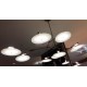 Branching Disc Design LED chandelier 5 lights