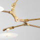 Branching Disc Design LED chandelier 5 lights