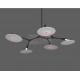 Branching Disc Design LED chandelier 5 lights