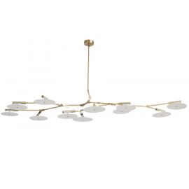 Branching Disc Design LED chandelier 11 lights