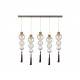 Medina pendant lamp 5 lights