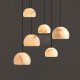 Suspension LED Neil en Albatre