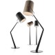 Fork floor lamp