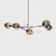 Chandelier design Branching Bubble 5 globes