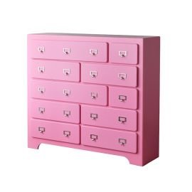 Dulton Retro Vintage Wood Cabinet 10 Drawers