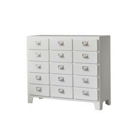 Dulton Retro Vintage Wood Cabinet 15 Drawers