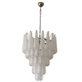 Chandelier design Verre Murano Petal