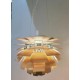 PH Artichoke pendant lamp in Brass