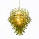  Pure White Lines Petalo Chandelier