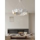 Shell Plaster Chandelier