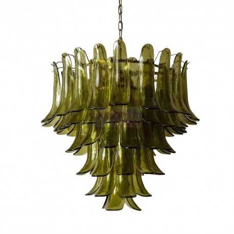  Pure White Lines Petalo Chandelier