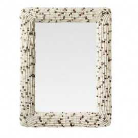 Liora Mirror in coco beads