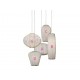 Suspension design Coral Multi-Lumières