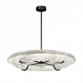 Ring Alabaster Chandelier