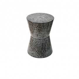 Table d’appoint Midnight Mosaic en nacre