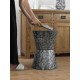 Table d’appoint Midnight Mosaic en nacre