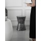 Midnight Mosaic Shell Side Table
