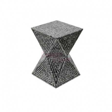 Table d’appoint Prism Mosaic en nacre