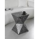 Prism Mosaic Shell Side Table