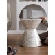 Pearl Petal Mosaic Shell Side Table