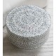 Tiered Noir Pearl Mosaic Shell Coffee Table