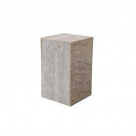 Terra Bloc Travertine Side Table