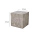 Table en travertine design Pedestal