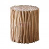 Rustic Natural Branch Wood Side Table