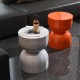 Table d’Appoint Sablier Facettée en ABS