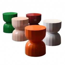 Facet Hourglass ABS Side Table