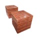 Mosaic Red Travertine Side Table