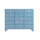 Dulton Retro Vintage style Storage Cabinet 15 Drawers