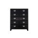 Dulton Retro Vintage Wood Cabinet Tall 10 Drawers