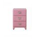 Dulton Retro Vintage Wood Cabinet Tall 3 Drawers