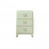 Dulton Retro Vintage Wood Cabinet Tall 3 Drawers