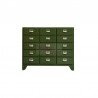 Dulton Retro Vintage Metal Cabinet 15 Drawers