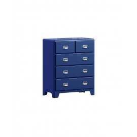 Commode en métal Vintage Rétro Dulton Wide 5 Tiroirs