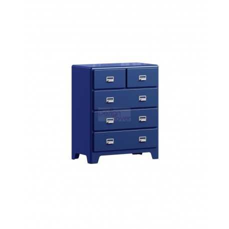 Dulton Retro Vintage Metal Cabinet Wide 5 Drawers