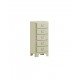 Dulton Retro Vintage Metal Cabinet Tall 5 Drawers
