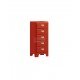 Dulton Retro Vintage Metal Cabinet Tall 5 Drawers