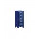 Dulton Retro Vintage Metal Cabinet Tall 5 Drawers