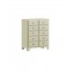 Dulton Retro Vintage Metal Cabinet Tall 10 Drawers