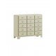 Commode en métal Vintage Rétro Dulton 15 Tiroirs